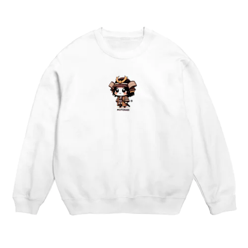 デフォルメ毛利元就君 Crew Neck Sweatshirt