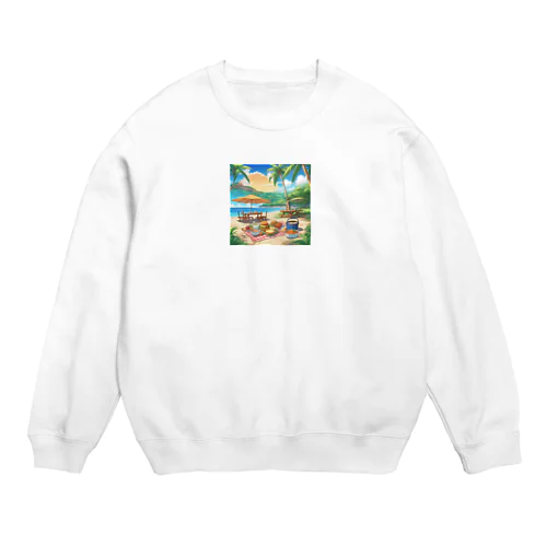 沖縄　ビーチパーティ Crew Neck Sweatshirt