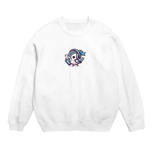 シマエナガ Crew Neck Sweatshirt