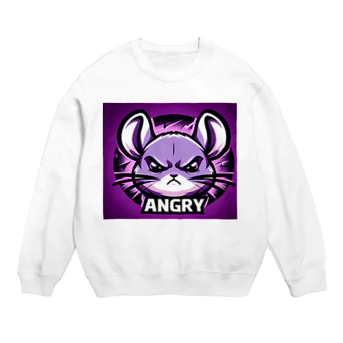 ぷんぷん チンチラ Crew Neck Sweatshirt