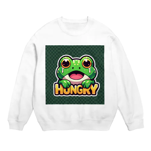 HUNGRYカエル Crew Neck Sweatshirt