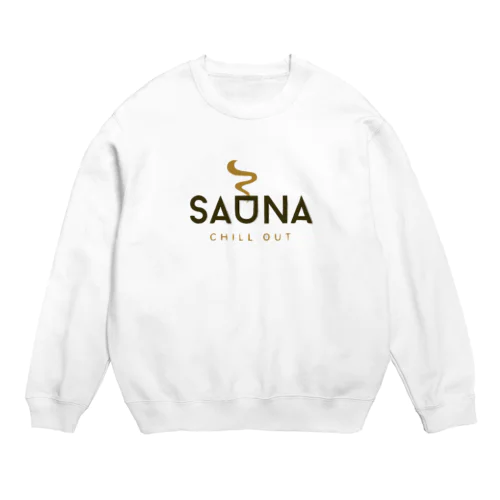 sauna chill Crew Neck Sweatshirt