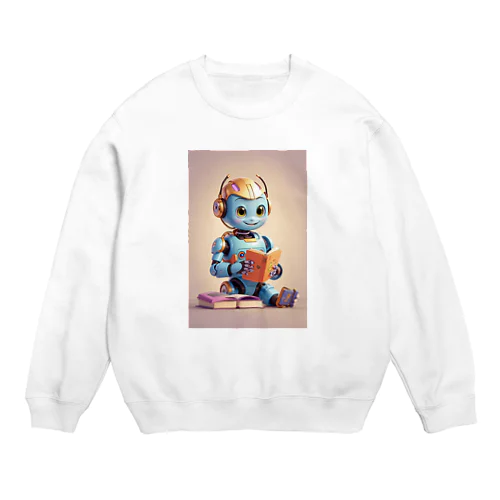 AI子どもロボット「リーディくん」 Crew Neck Sweatshirt