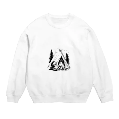 キャンプライフ Crew Neck Sweatshirt