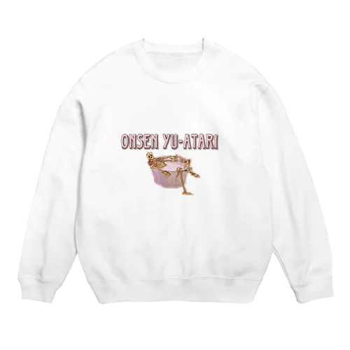 湯あたり注意 Crew Neck Sweatshirt