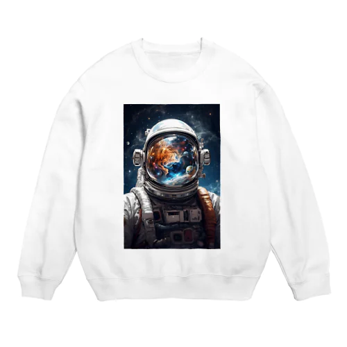 宇宙を視る Crew Neck Sweatshirt