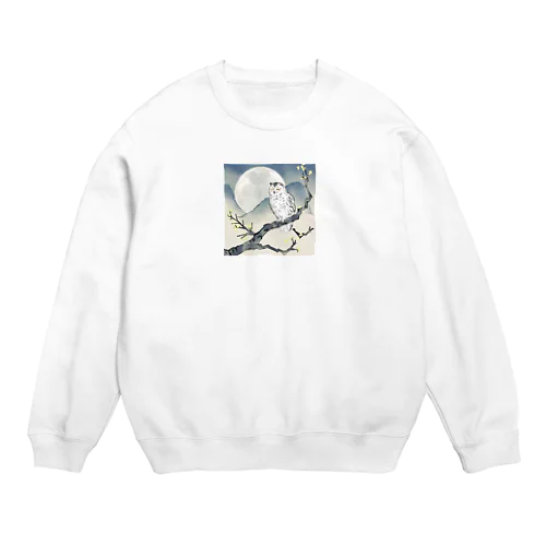 眠りの梟 Crew Neck Sweatshirt