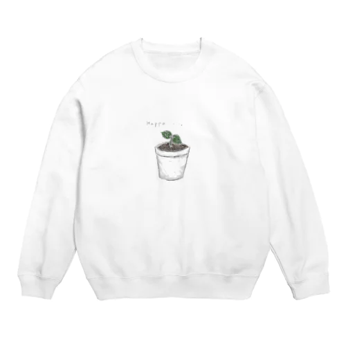 葉っぱ  鉢植え Crew Neck Sweatshirt