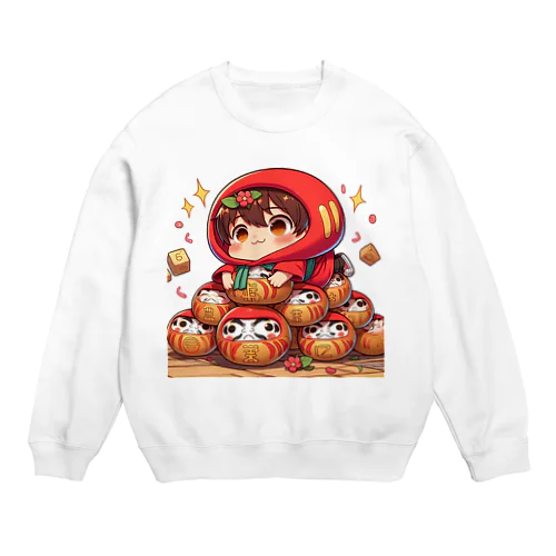 よんだるま Crew Neck Sweatshirt