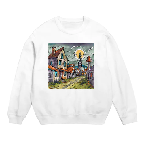 ゾンビくんの町２ Crew Neck Sweatshirt