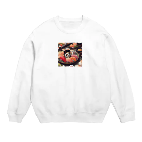 華やかな日本料理の世界へようこそ Crew Neck Sweatshirt