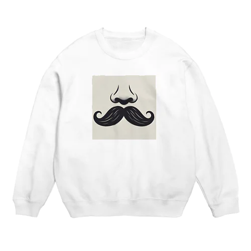 鼻ヒゲ maiken Crew Neck Sweatshirt