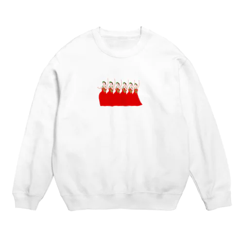 フラガールグループ Crew Neck Sweatshirt