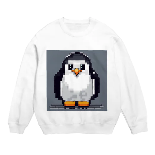 優しい眼差しペンギン Crew Neck Sweatshirt