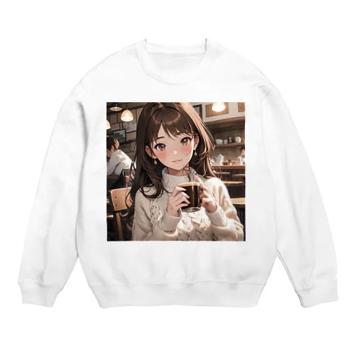 chillタイム彼女 Crew Neck Sweatshirt