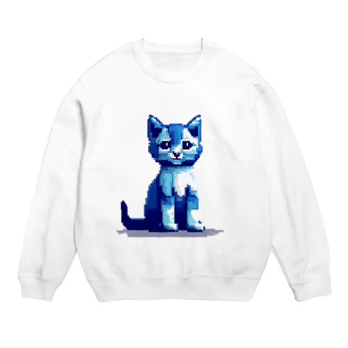 多分ついて行かないほうが良いタイプの猫 Crew Neck Sweatshirt