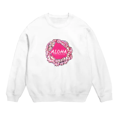 チョークアートのロケラニレイ Crew Neck Sweatshirt