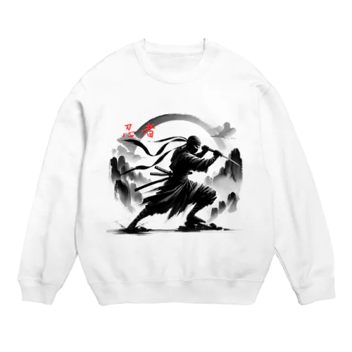 忍びの風 Crew Neck Sweatshirt