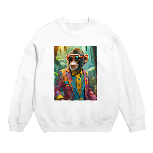 ファンキーモンキーサングラス Crew Neck Sweatshirt