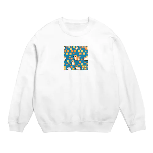 ハムスター Crew Neck Sweatshirt