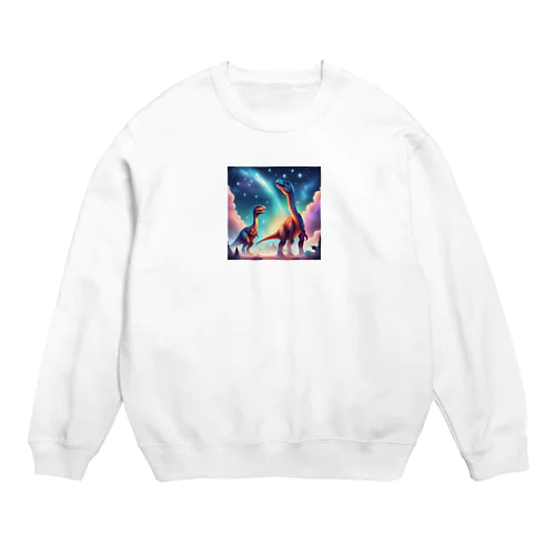 恐竜の星 Crew Neck Sweatshirt