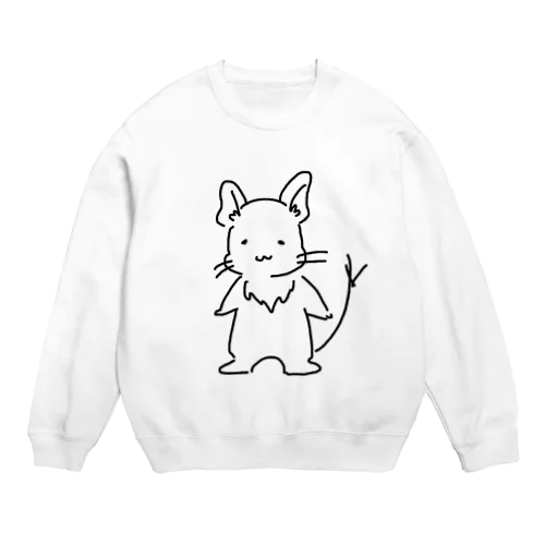 ゆるデグー Crew Neck Sweatshirt