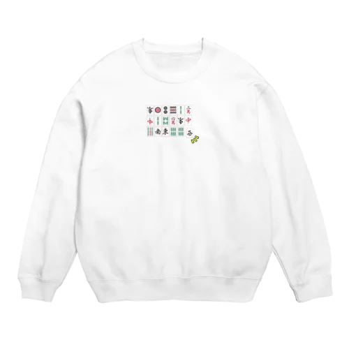 伝説の西（透過） Crew Neck Sweatshirt