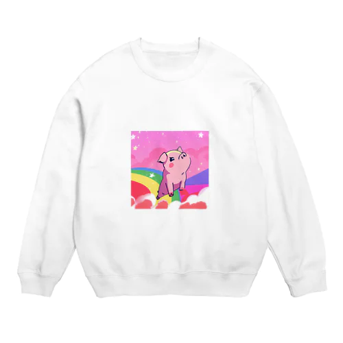 空飛ぶ豚 Crew Neck Sweatshirt