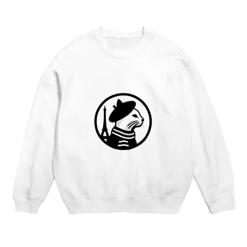 パリジャンキャット Crew Neck Sweatshirt