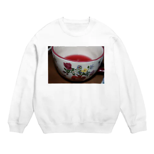 ローズティーフラワー Crew Neck Sweatshirt