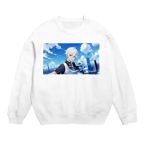 蒼海 翔太（Aomi Shota）　『ショタの蒼い夢: 翔太の世界観を感じる特別なコレクション』 Crew Neck Sweatshirt