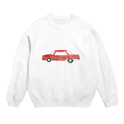 あかいくるま Crew Neck Sweatshirt