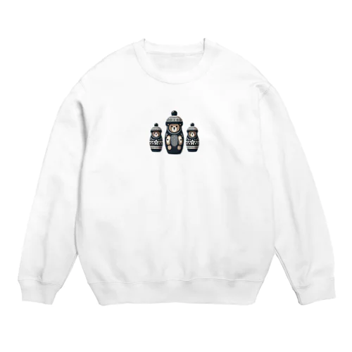 グリズリーこけし Crew Neck Sweatshirt