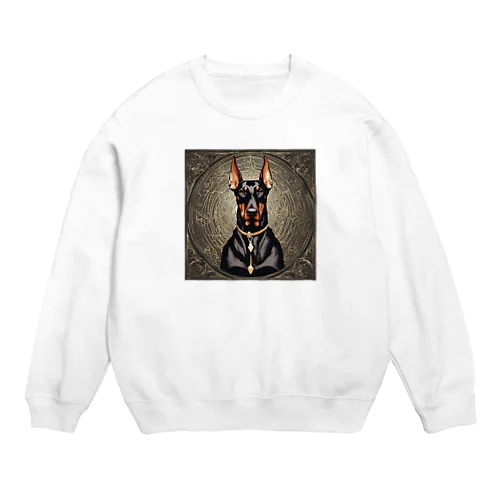 ドーベルマン　犬 Crew Neck Sweatshirt