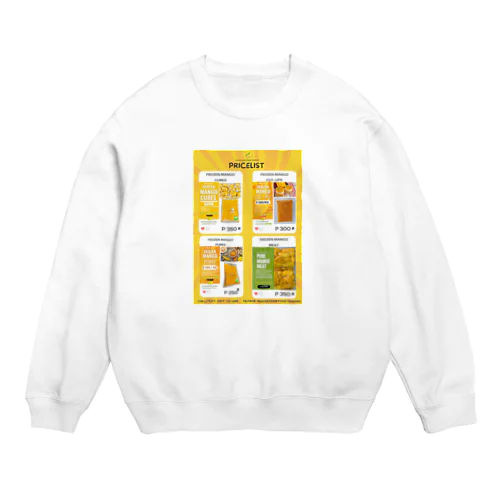 夏の恋人、冷凍マンゴーが勢揃い！ Crew Neck Sweatshirt