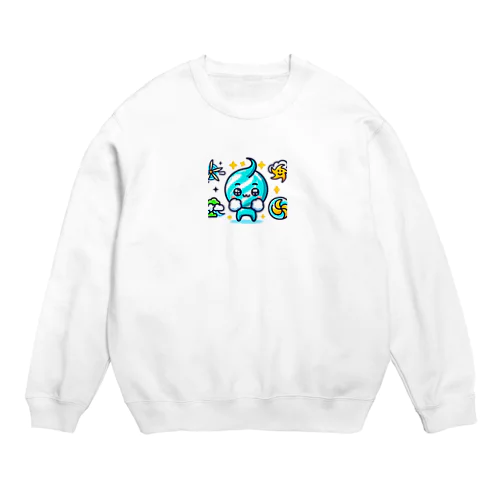 沖縄の自然の恵みエネルギー Crew Neck Sweatshirt