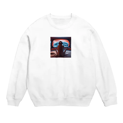 バムドットと近未来 Crew Neck Sweatshirt