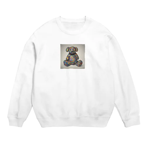 アートパズルベアグッズ Crew Neck Sweatshirt