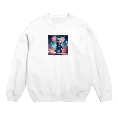 宇宙魔法使いマウス Crew Neck Sweatshirt