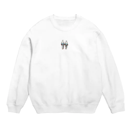 2人の休日デート Crew Neck Sweatshirt