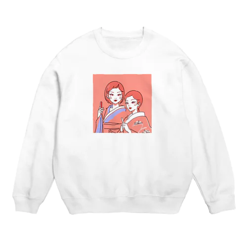 悪戯な娘達 Crew Neck Sweatshirt