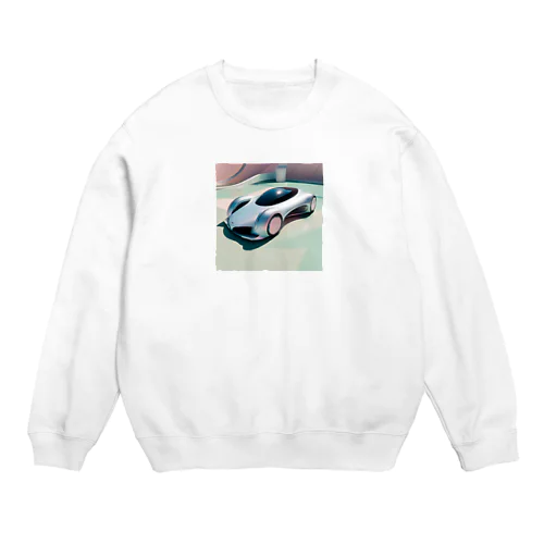 未来の車 Crew Neck Sweatshirt
