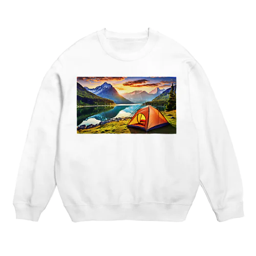 キャンプファッション -Sunrise- Crew Neck Sweatshirt