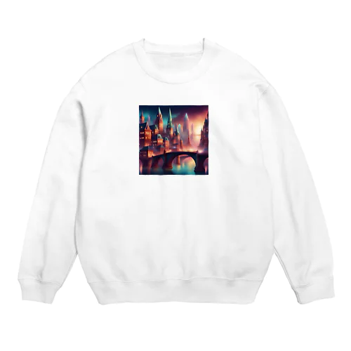 都会の風景 Crew Neck Sweatshirt