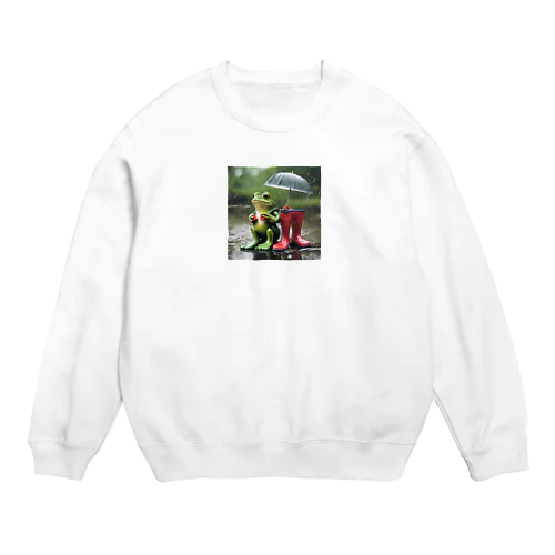 frog_ rain Crew Neck Sweatshirt