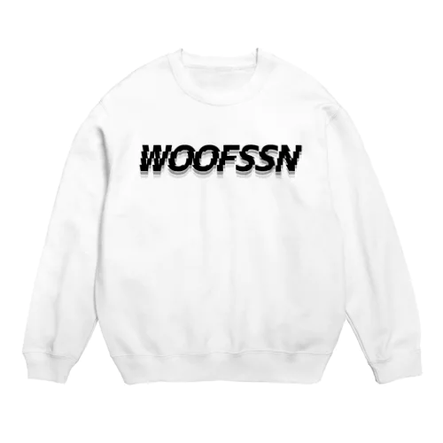 woofssn ロゴ Crew Neck Sweatshirt