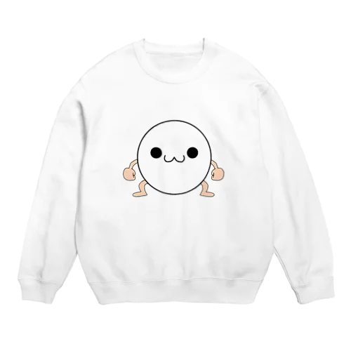 【ぱけぐっず。】人間 Crew Neck Sweatshirt