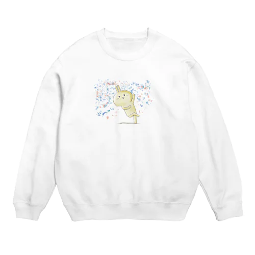 うさぎパーティー Crew Neck Sweatshirt