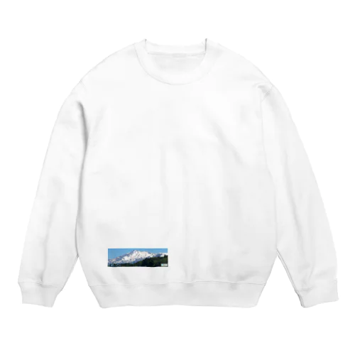 秋田鳥海山_AkitaChoukaisan Crew Neck Sweatshirt