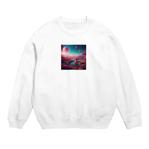 幻想的な夢の冒険 Crew Neck Sweatshirt